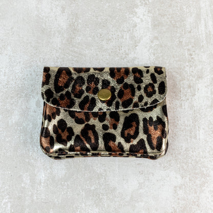 MONEDERO BRILLANTE ANIMAL PRINT