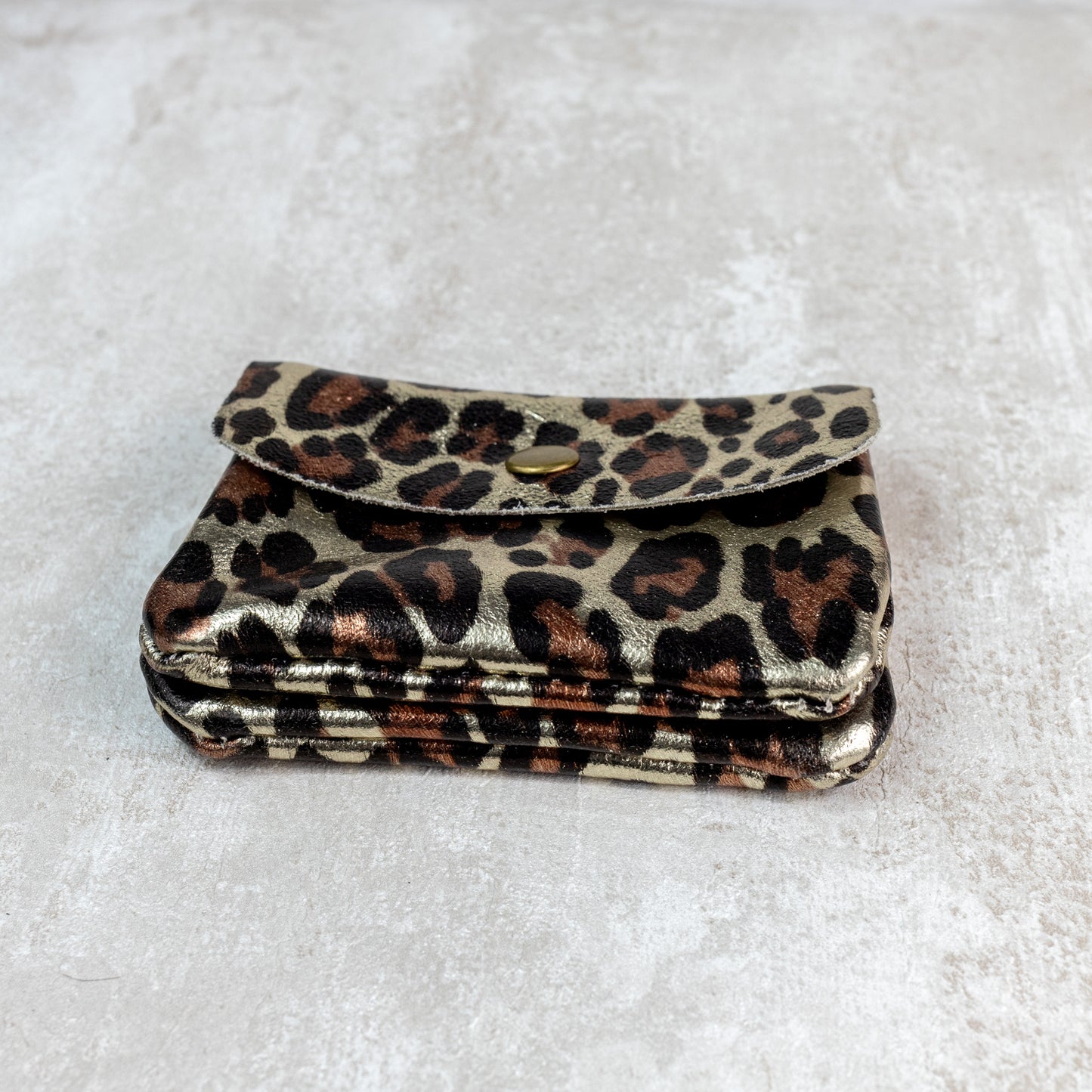 MONEDERO BRILLANTE ANIMAL PRINT