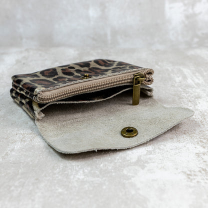 MONEDERO BRILLANTE ANIMAL PRINT